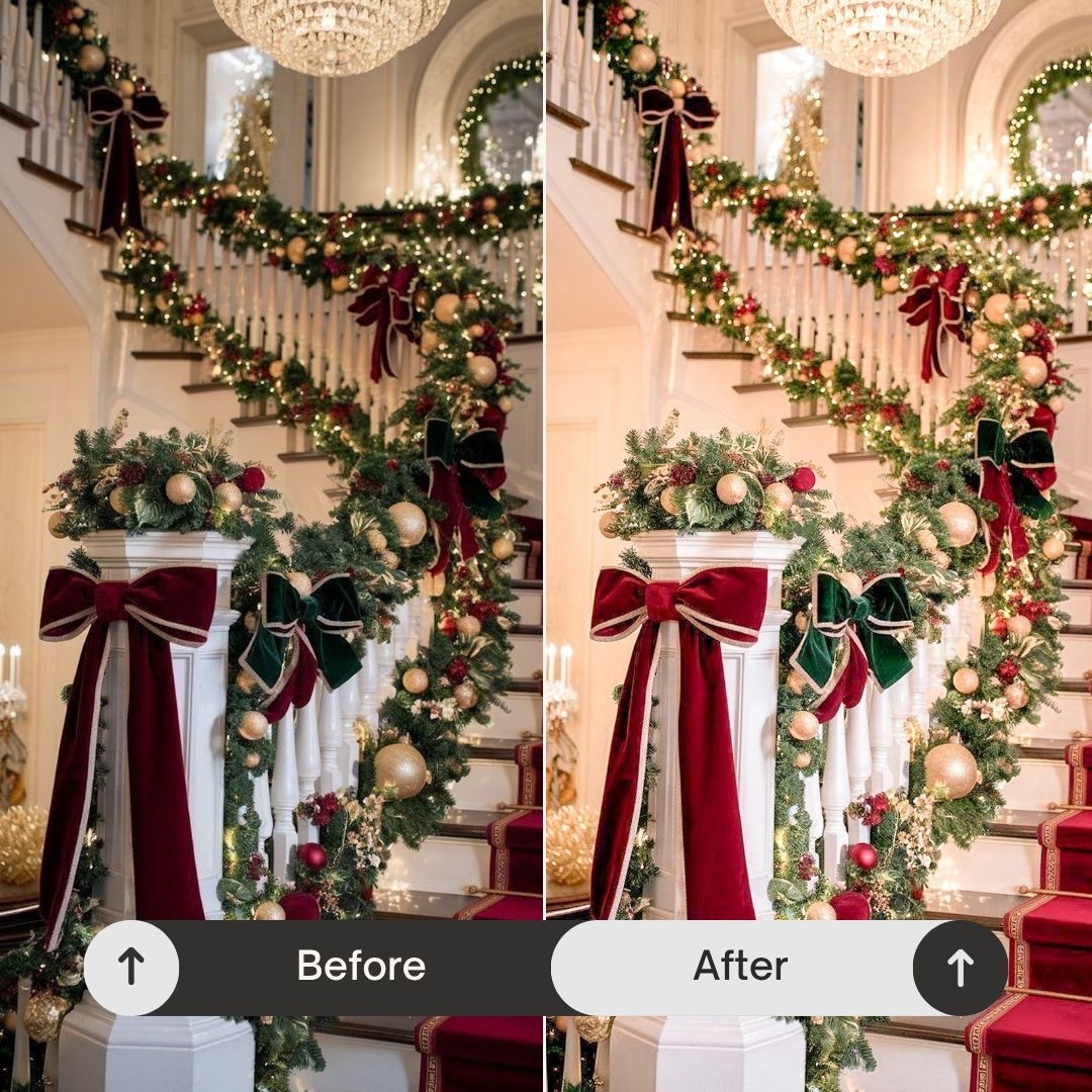 Inspired by holiday evenings, city lights, and festive gatherings, this pack transforms your photos into vibrant, high-impact visuals that feel both nostalgic and elevated.

Perfect For

• Holiday and Christmas content
• Night photography and city lights
• Festive décor and interiors
• Parties, gatherings, and celebrations
• Cozy winter lifestyle content
• Warm, glowing Instagram and social media feeds