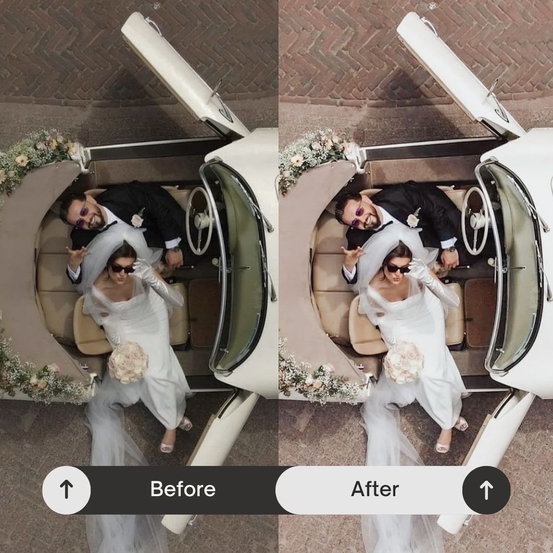 Inspired by outdoor ceremonies, desert landscapes, and intimate celebrations, this pack transforms your photos into beautifully cohesive visuals with a natural, editorial feel.
