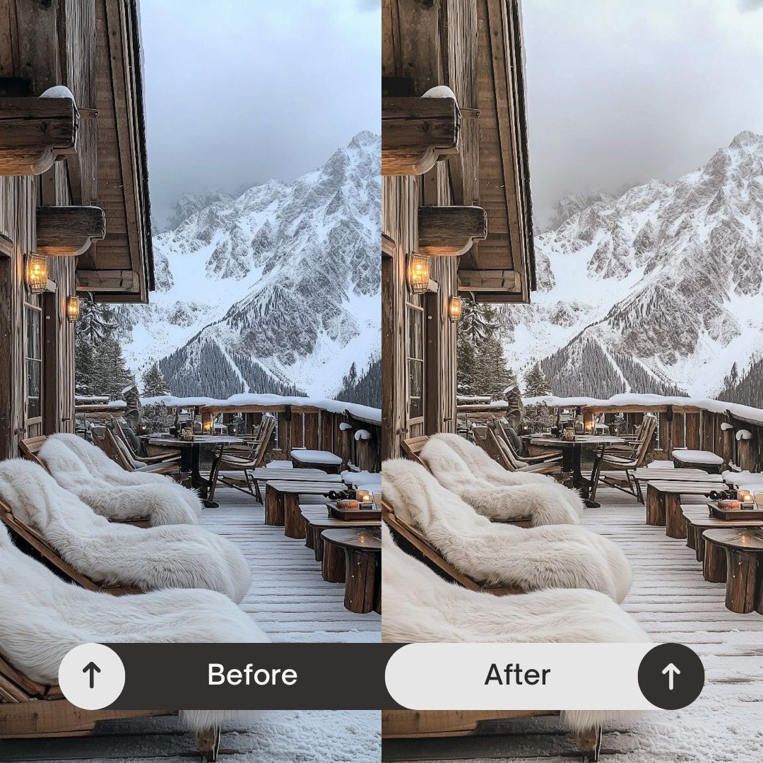 Perfect For

• Holiday and Christmas content
• Cozy winter lifestyle photography
• Cabin stays and snowy travel moments
• Hot cocoa, coffee, and seasonal details
• Festive décor and warm interiors
• Cozy Instagram and social media feeds