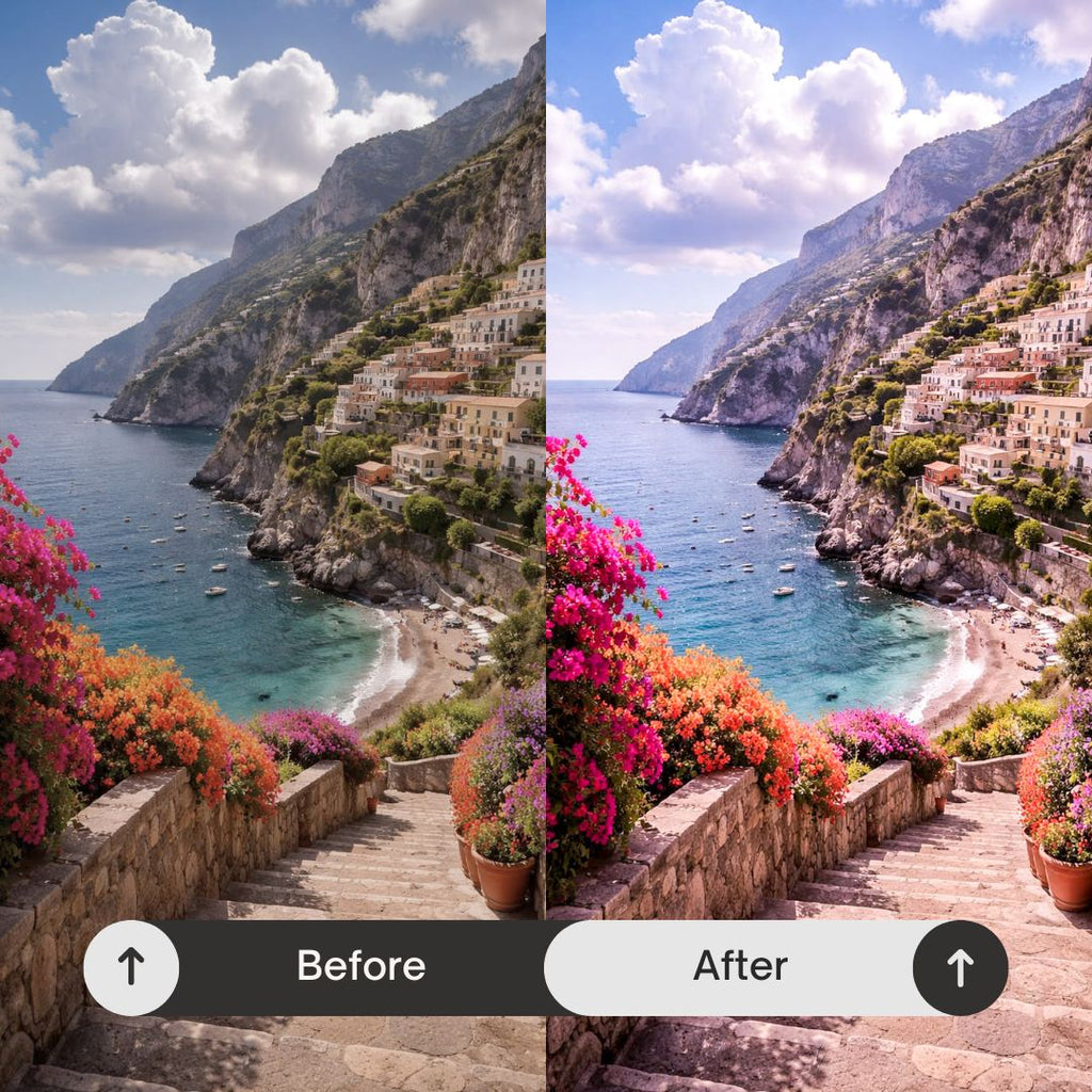 Inspired by luxury resorts, hidden beaches, jungle escapes, oceanfront villas, and unforgettable island adventures, this pack brings a polished, vacation-ready finish to your photos while maintaining a natural, high-end look.