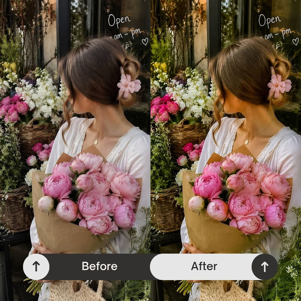 Inspired by wildflower fields, spring afternoons, picnic dates, farmers markets, brunch with friends, garden parties, and carefree weekends in the sunshine, this pack creates the perfect floral-inspired aesthetic for creators who love content that feels bright, joyful, and effortlessly pretty.