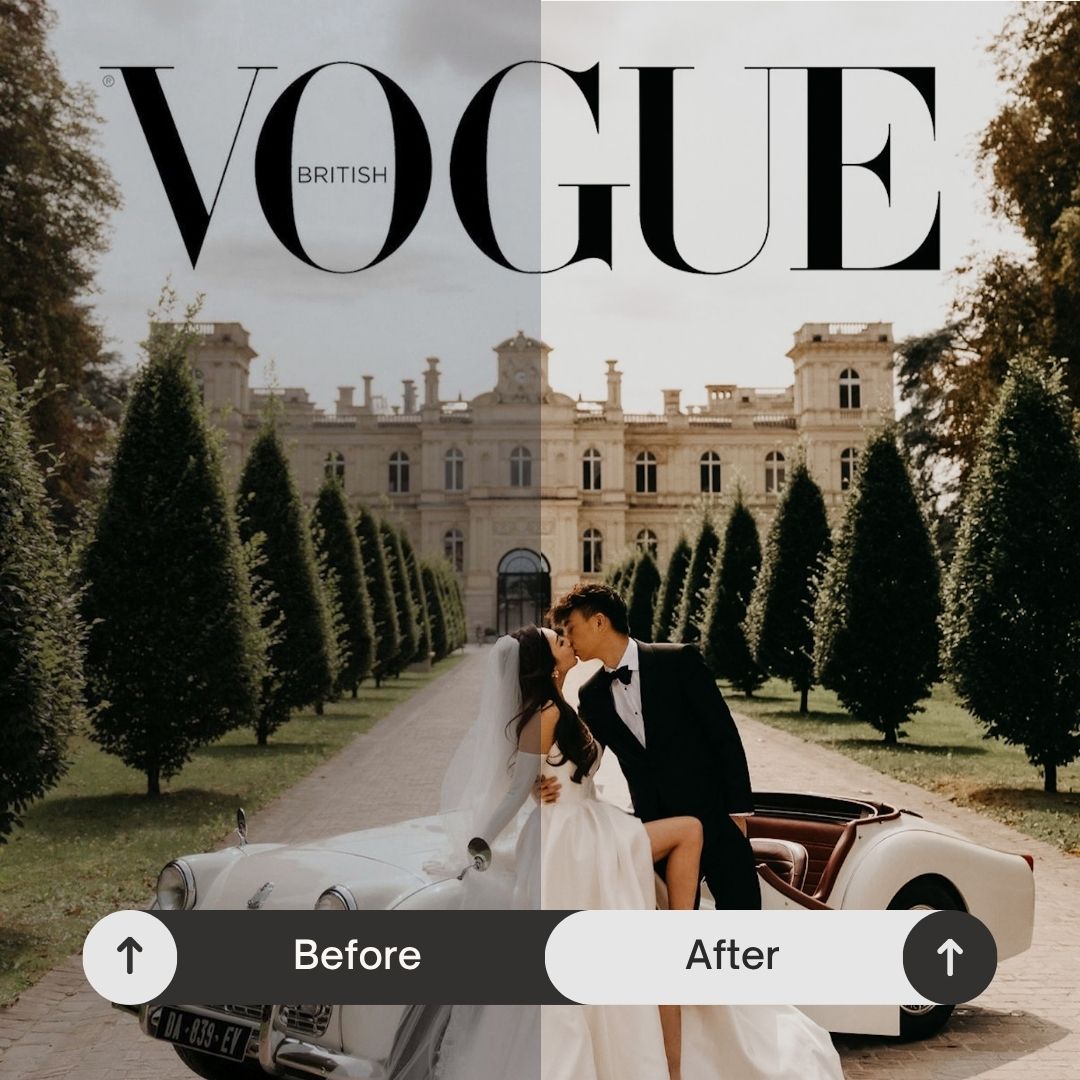 Inspired by luxury weddings, candlelit receptions, and romantic destination celebrations, this pack transforms your images into cohesive, light-filled visuals with a dreamy, high-end feel.

Perfect For

• Wedding and bridal photography
• Engagements and destination weddings
• Reception details and décor
• Romantic lifestyle and couple content
• Luxury event photography
• Elegant Instagram and social media feeds