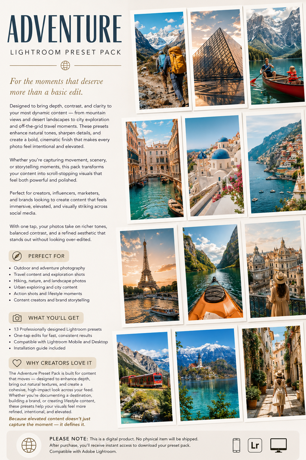 Adventure Lightroom Preset Pack